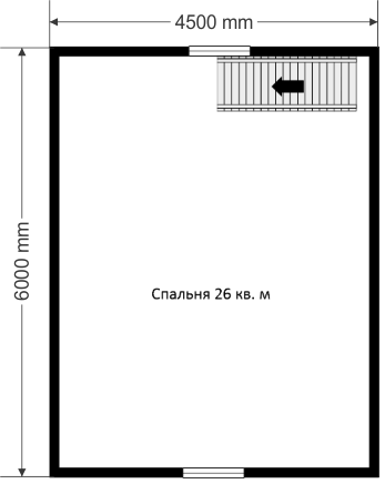 Дом из бруса, проект «05» - план